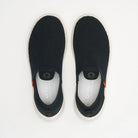 Men's Roll Recovery Superplush Classic. Black upper. White midsole. Top view.