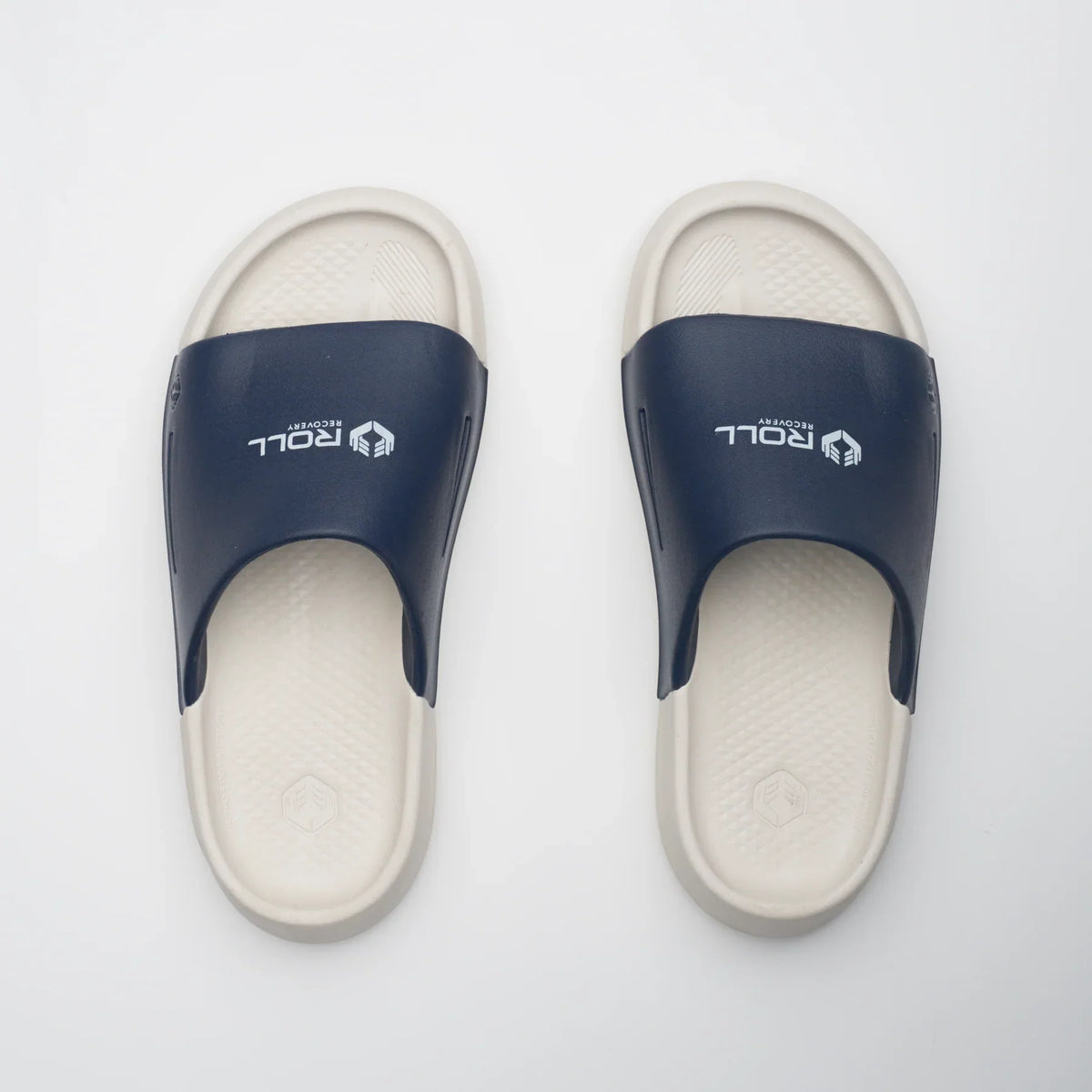 Men's Roll Recovery SUPERPLUSH Slide Midnight Cloud top view.