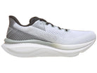 Men's Saucony Endorphin Azura. White upper. White midsole. Medial view.