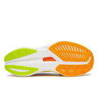 Men's Saucony Endorphin Speed 5. Black/VO2. Outsole view.