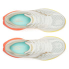 Men's Saucony Endorphin Speed 5. Ivory/Fire. Top view.