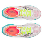 Men's Saucony Endorphin Speed 5. White/Mutant. Top view.
