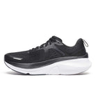 Men's Saucony Guide 18. Black upper. White midsole. Medial view.