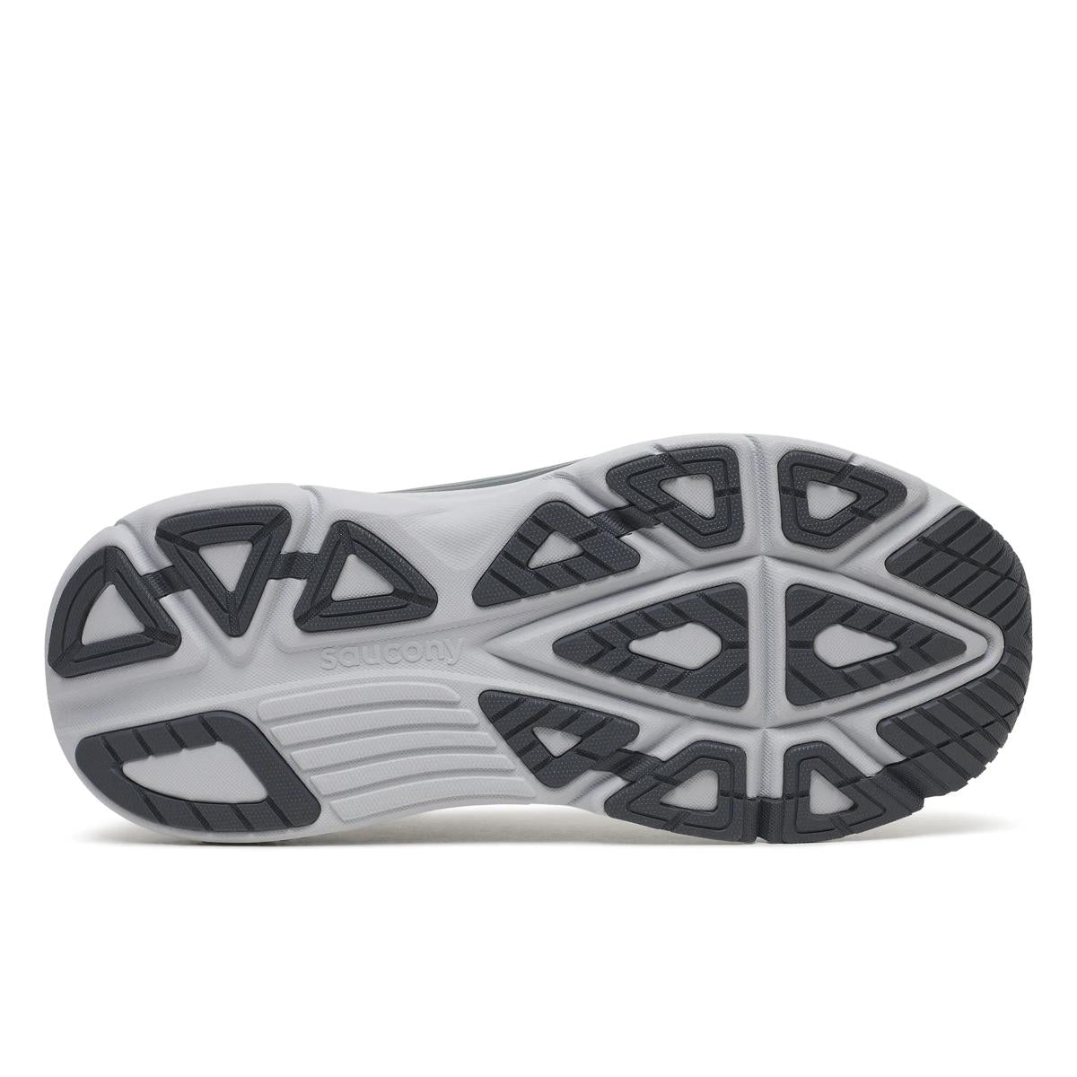 Men's Saucony Guide 19. Debonair/Ebony. Outsole view.