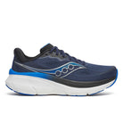 Men's Saucony Guide 19. Navy/Royal. Lateral view.