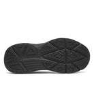 Men's Saucony Guide 19. Black upper. Black midsole. Bottom view.