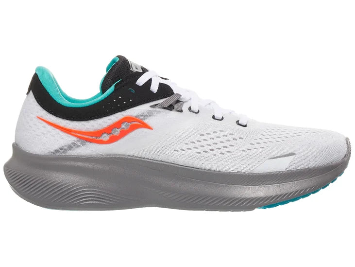 Saucony Ride 16 Men s White Gravel Confluence Running Company