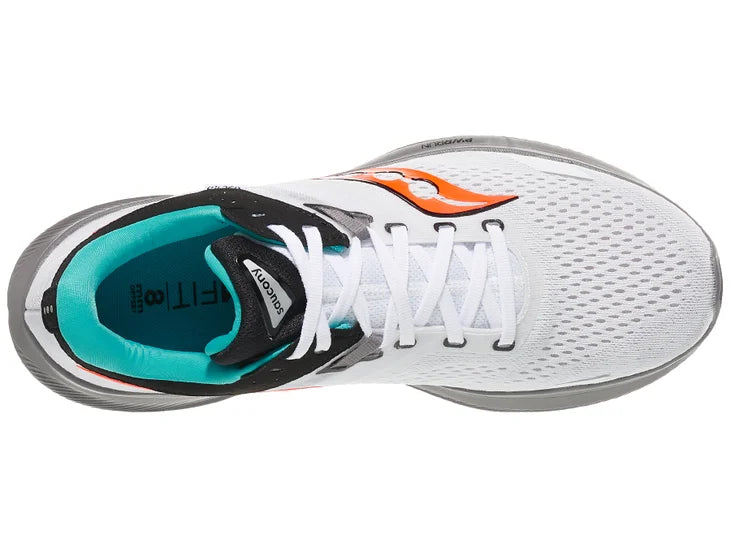 Saucony ride discount mens white