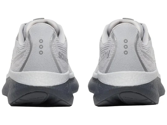 Men's Saucony Ride 18. Cloud/Shadow. Rear view.