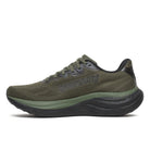 Men's Saucony Ride 19. Fatigue/Black. Medial view.