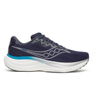 Men's Saucony Ride 19. Naval/Cobalt. Lateral view.