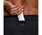 Men's Saucony RunShield Tights. Black. Rear pocket closeup.