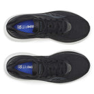 Men's Saucony Triumph 23. Black/White. Top view.