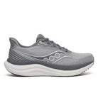 Men's Saucony Triumph 23. Flint/Carbon. Lateral view.