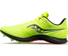 Saucony Velocity MP Unisex Citron/Black medial view