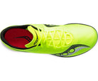 Saucony Velocity MP Unisex Citron/Black top view