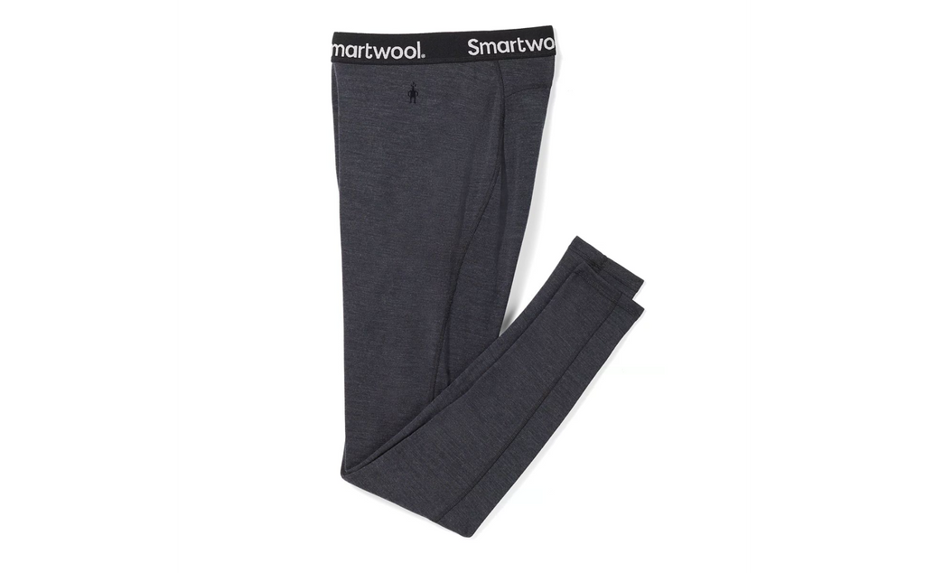 Men's Smartwool Thermal Merino Base Layer Pants | Black | Front View