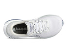 Men's Topo Aura 2. Light Grey upper. White midsole. Top view.