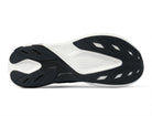 Men's Topo Aura 2. Navy upper. White midsole. Bottom view.