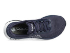 Men's Topo Aura 2. Navy upper. White midsole. Top view.