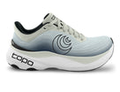 Men's Topo Athletic Aura in Grey/Charcoal, lateral view.