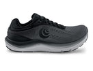 Men's Topo Magnifly 5. Grey upper. White midsole. Lateral view.