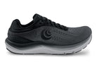 Men's Topo Magnifly 5. Grey upper. White midsole. Lateral view.