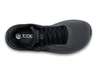Men's Topo Magnifly 5. Grey upper. White midsole. Top view.