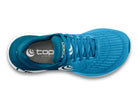 Men's Topo Specter 2. Blue upper. White midsole. Top view.