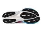 Men's Topo Specter 3. White upper. White/Teal midsole. Bottom view.