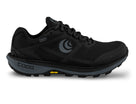 Men's Topo Terraventure  WP. Black upper. Dark Grey midsole. Lateral view.