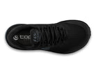 Men's Topo Terraventure  WP. Black upper. Dark Grey midsole. Top view.