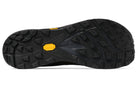 Men's Topo Traverse 2. Dark Green upper. Black midsole. Bottom view.