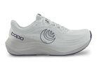 Men's Topo Ultrafly 6. Grey upper. Grey midsole. Lateral view.