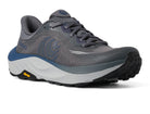 Men's Topo Ultraventure 5. Grey upper. Light Grey midsole. Lateral view.