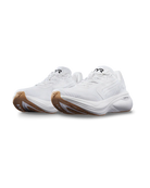 Men's TYR Maverick v1. White upper. White midsole. Lateral view.
