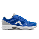 Men's Tyrol Drive V. Blue upper. Grey midsole. Lateral view.