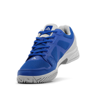 Men's Tyrol Drive V. Blue upper. Grey midsole. Front/Medial view.