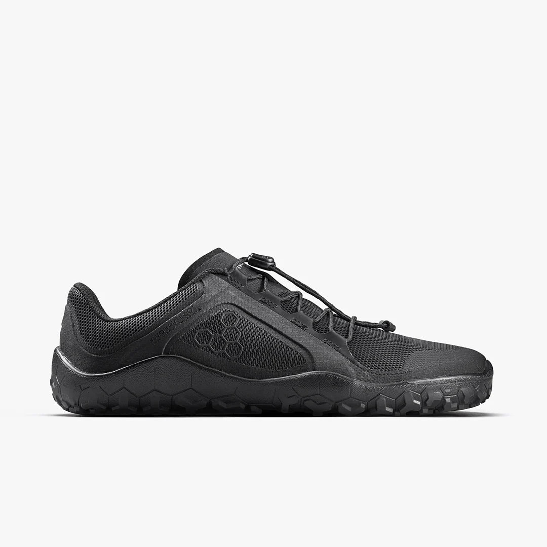 Vivobarefoot Primus Trail FG 3.5 men's shoe in Obsidian