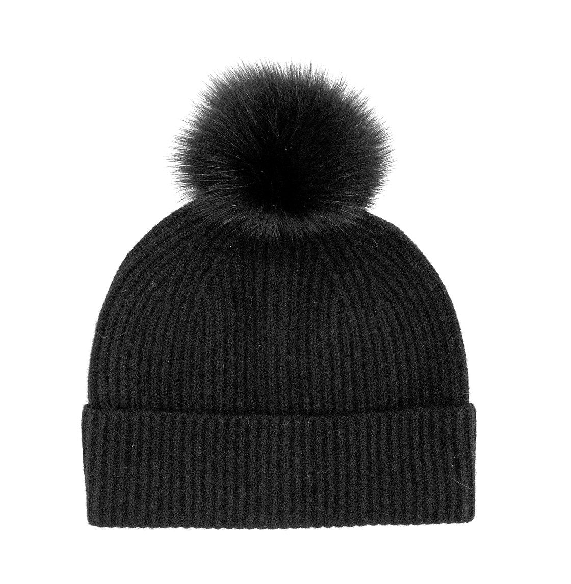 Mitchie's Matchings Knitted Cashmere Hat Women's