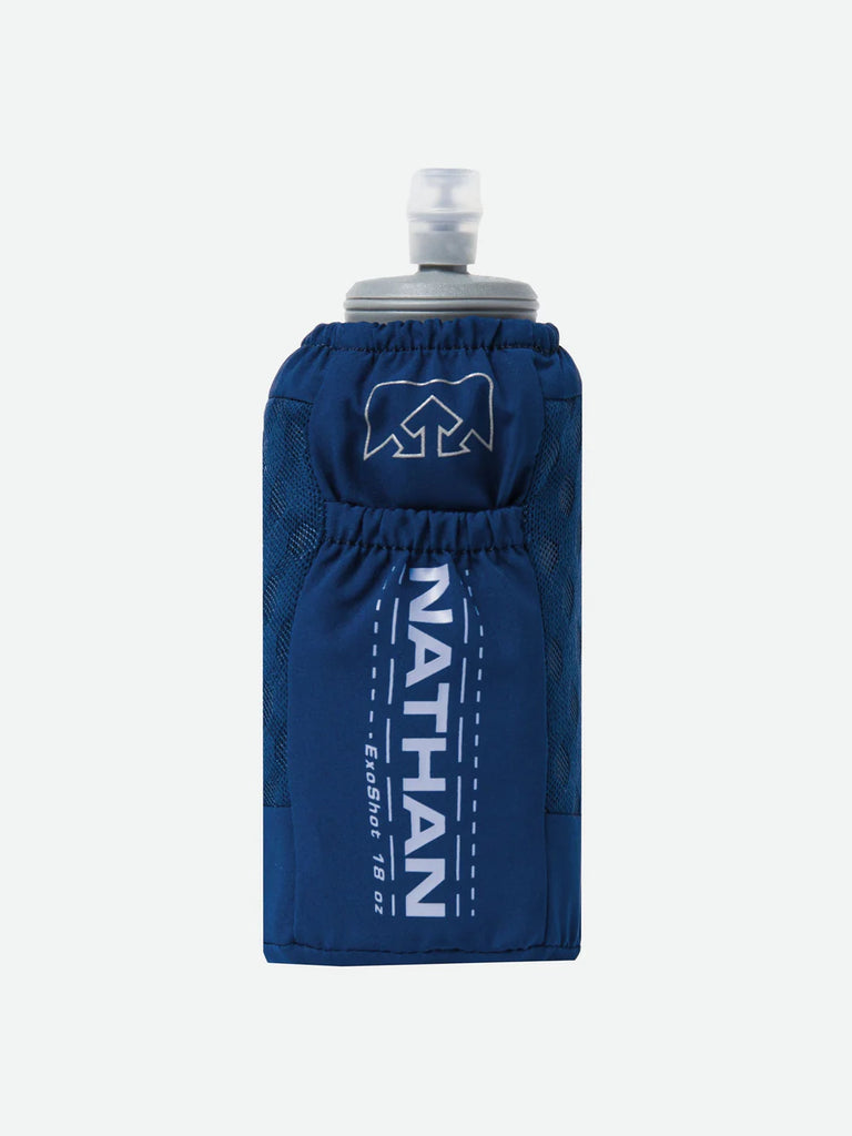 Nathan Exoshot 2.0 water bottle. Blue.
