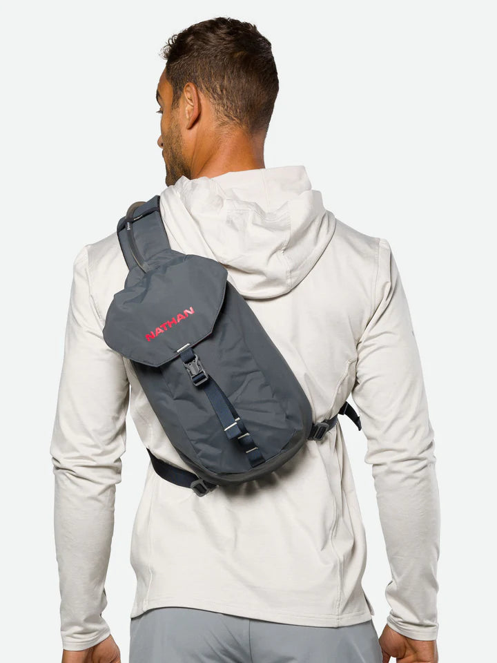 Nathan Limitless 6L Sling. Grey.