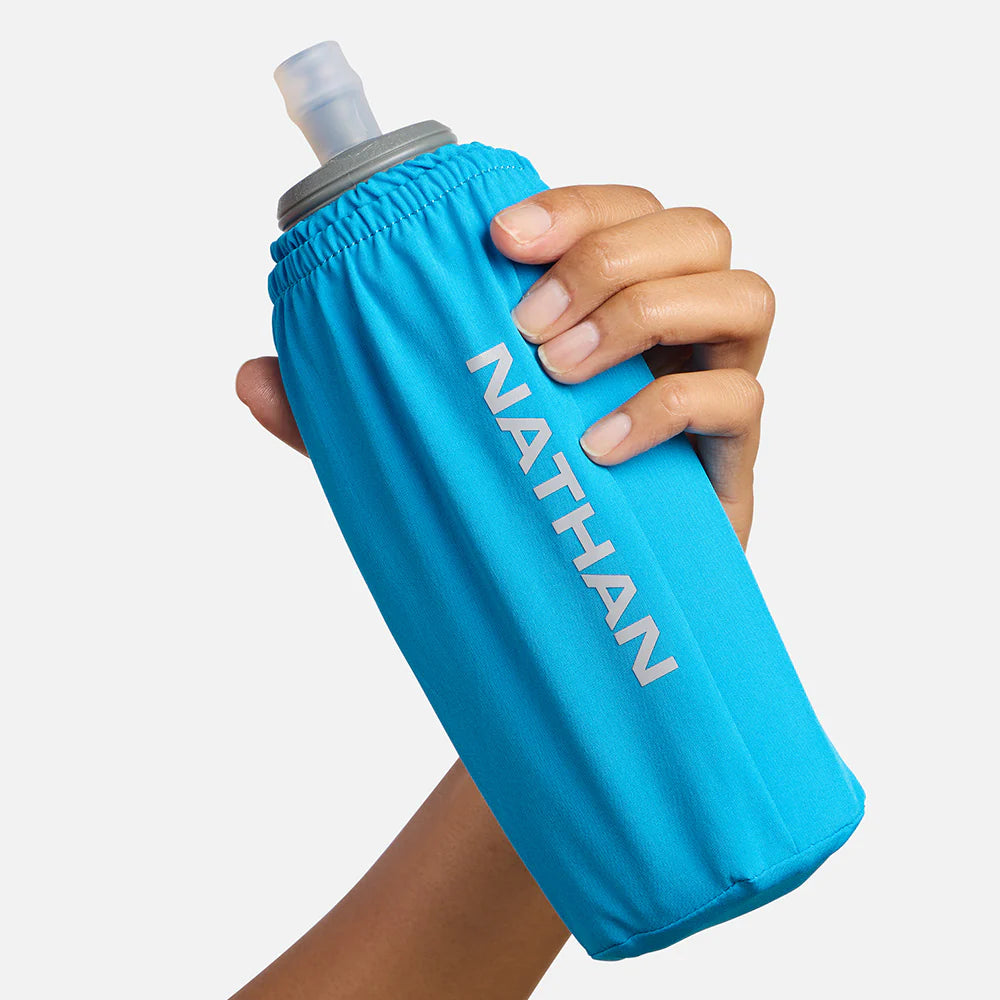 Nathan Pinnacle Soft Flask Insulated. 18oz. Blue
