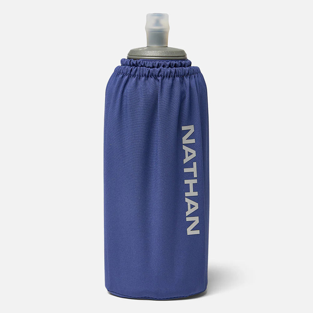 Nathan Pinnacle Soft Flask Insulated. 18oz. Purple.