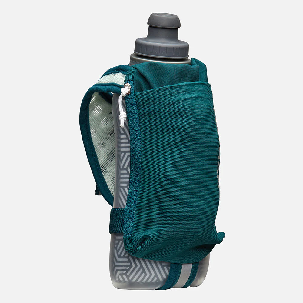 Nathan Speed Draw 2 Insulated. 18oz. Deep Teal/Reflective Silver
