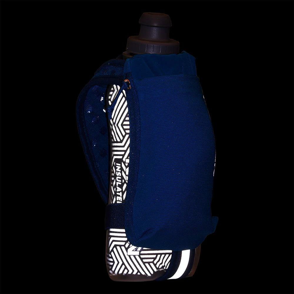 Nathan Speed Draw 2 Insulated. 18oz. Deep Blue/Reflective Silver.