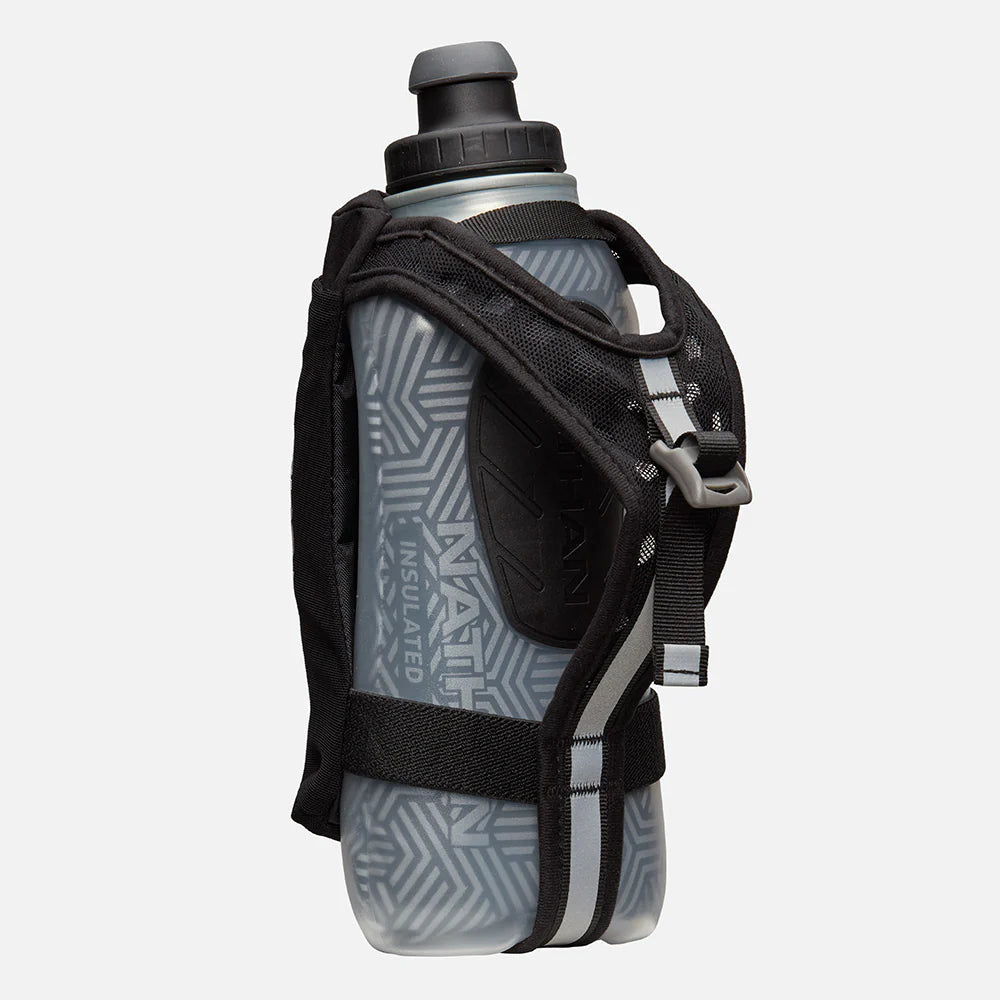 Nathan Speed Draw 2 Insulated. 18oz. Black/Reflective Silver.