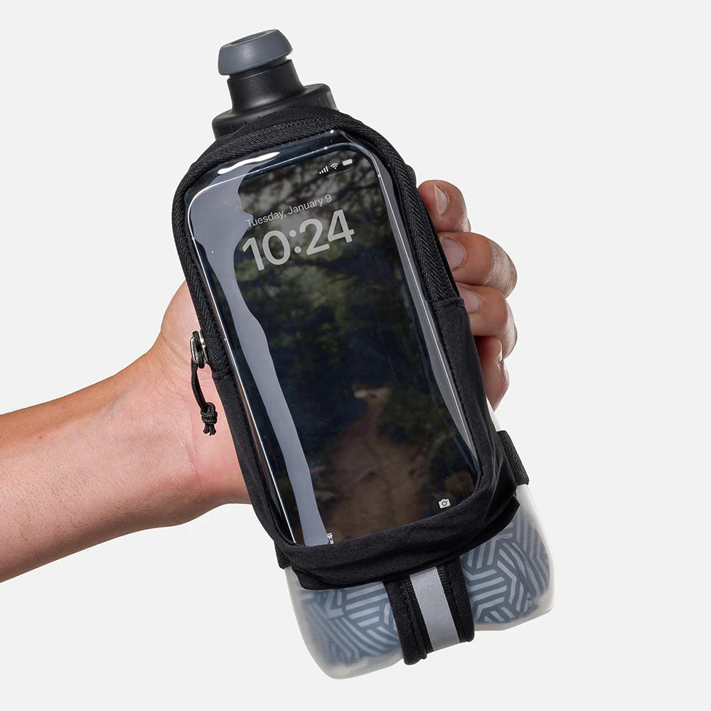 Nathan Speed Draw 2 View Insulated 18oz Black/Reflective Silver product image