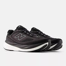 New Balance 1080 v15 men's running shoe in Black/White — angled view