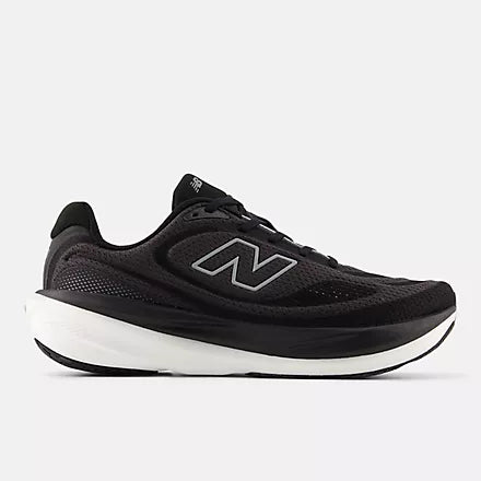 New Balance 1080 v15 men's running shoe in Black/White — lateral view
